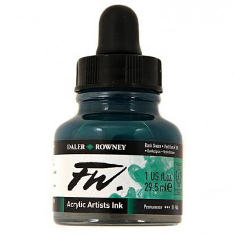 Daler Rowney Liquid Acryl Tinte 326 Dark Green 29,5ml 