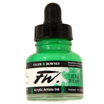 Daler Rowney Liquid Acryl Tinte 335 Emerald Green 29,5ml 