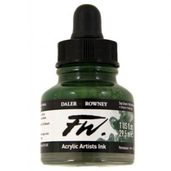 Daler Rowney Liquid Acryl Tinte 375 Sap Green 29,5ml 