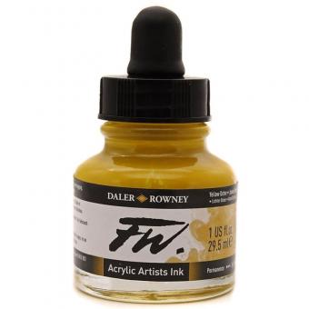Daler Rowney Liquid Acryl Tinte 663 Yellow Ochre 29,5ml 