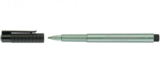 1,5mm 294 grün metallic Faber Castell Tuschestift  PITT artist pen 