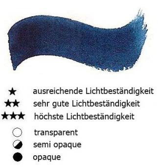 21 Pariser Blau Renesans Aquarellfarbe Godet 1/2 Napf 