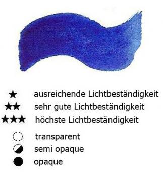 22 Phtaloblau Renesans Aquarellfarbe Godet 1/2 Napf 