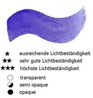 24 Ultramarinblau Renesans Aquarellfarbe Godet 1/2 Napf 