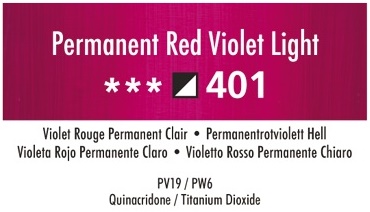 Daler Rowney Georgian 401 Permanetrotviolett Hell /Permanet Red Violet Light 37 ml Wassermischbare Ölfarbe 