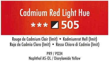 Daler Rowney Georgian 505 Kadmiumrot Hell /  Cadmium Red Light Hue 37 ml Wassermischbare Ölfarbe 