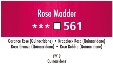 Daler Rowney Georgian 561 Krapplack Rosa / Rose Madder 37 ml Wassermischbare Ölfarbe 