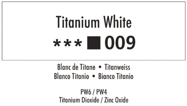 Daler Rowney Georgian 009 Titanweiß / Titanium White 37 ml Wassermischbare Ölfarbe 