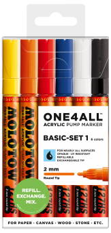 Molotow ONE4ALL™ 127HS Basic Set 1 2mm 