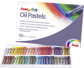 Pentel Öl-Pastellkreide 50 Farben 