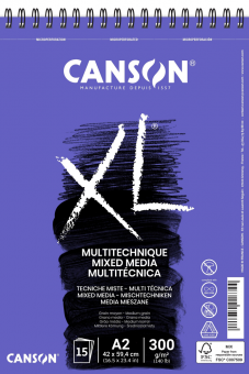CANSON XL Mixmedia CANSON XL A2 Mixmedia Spiralbindung oben